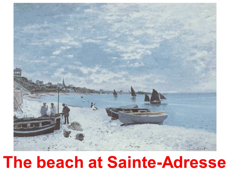 The beach at Sainte-Adresse